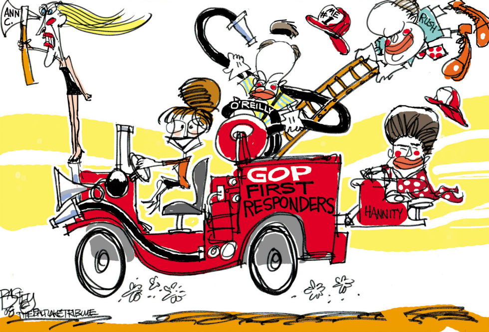  RIGHT WING CLOWNS  by Pat Bagley