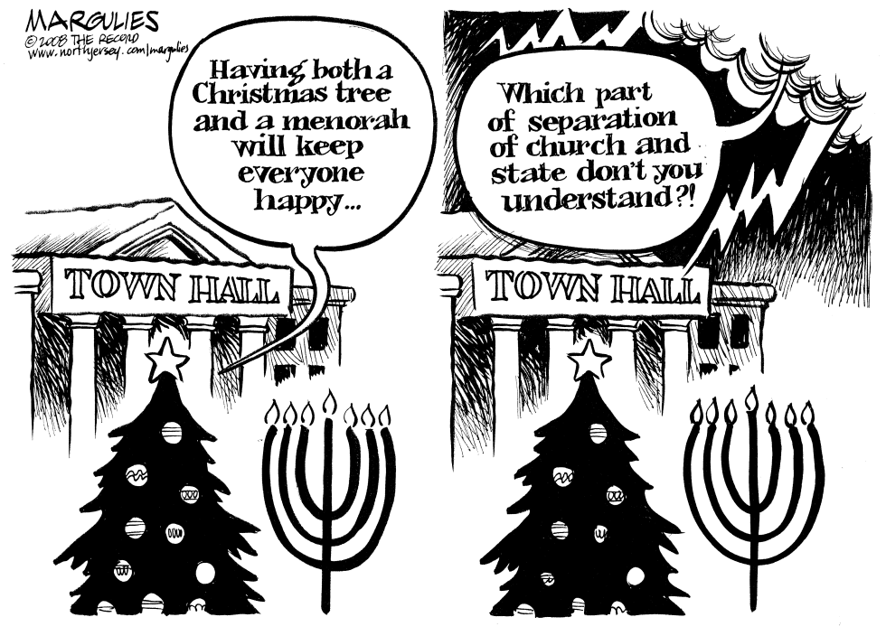 Holiday displays on public land