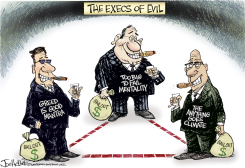 THE EXECS OF EVIL by Joe Heller
