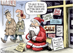 HOLIDAY RETAIL SALES by Joe Heller