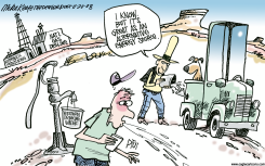 WESTERN DRINKING WATER  by Mike Keefe