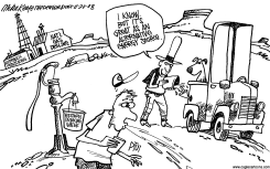 WESTERN DRINKING WATER  by Mike Keefe