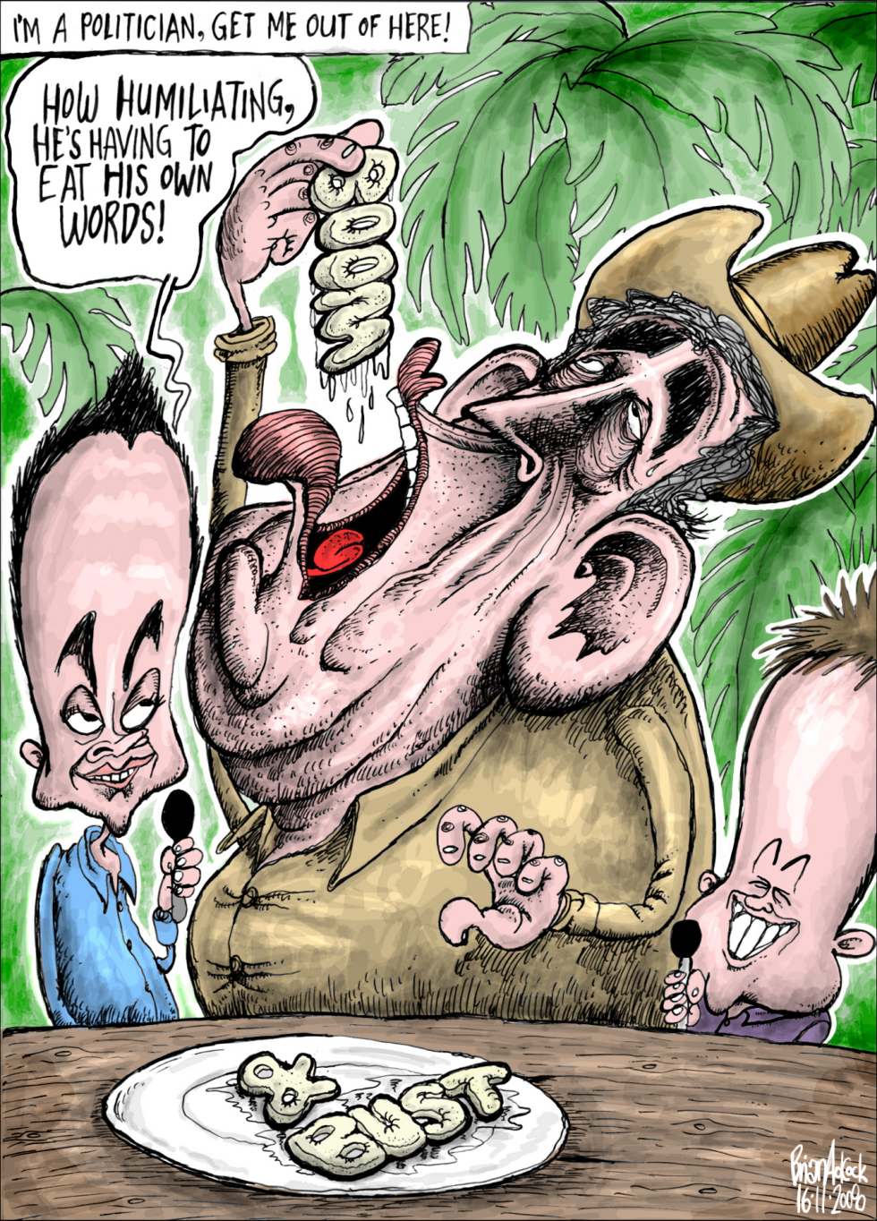 Gordon Brown Has To Eat His Own Words