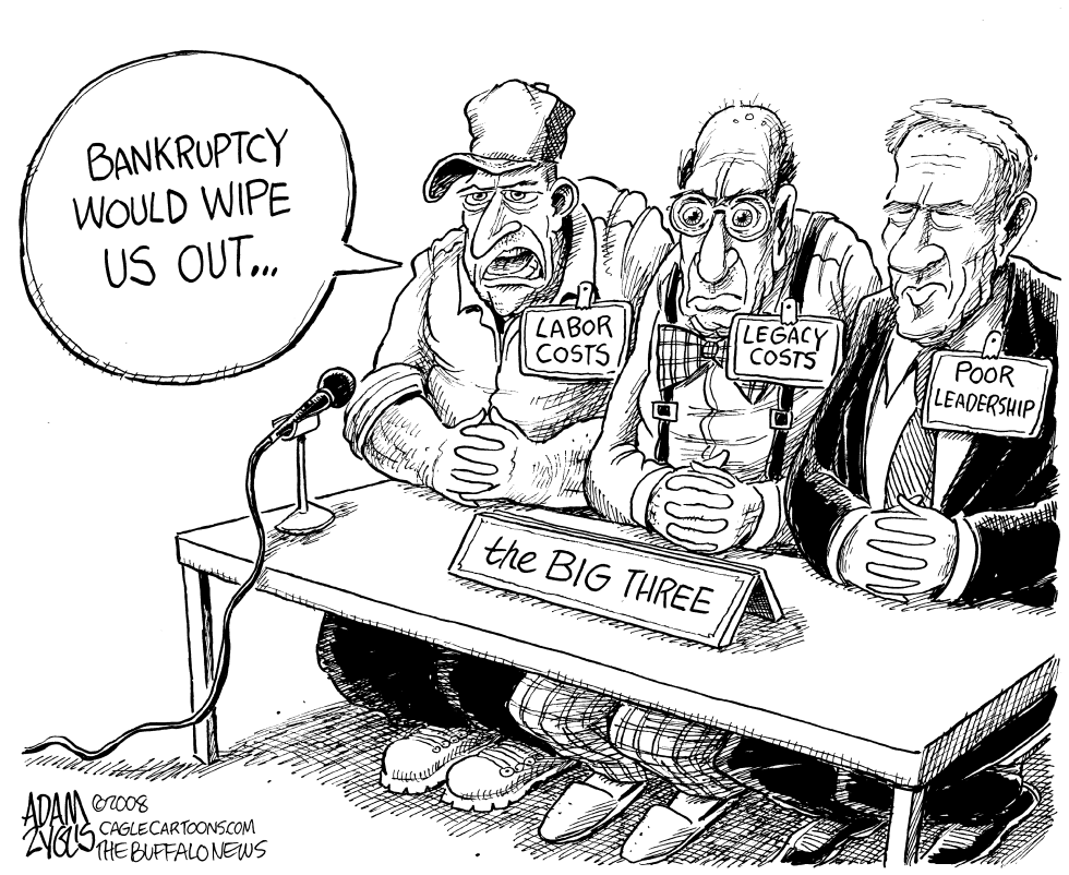 Big Three Face Bankruptcy