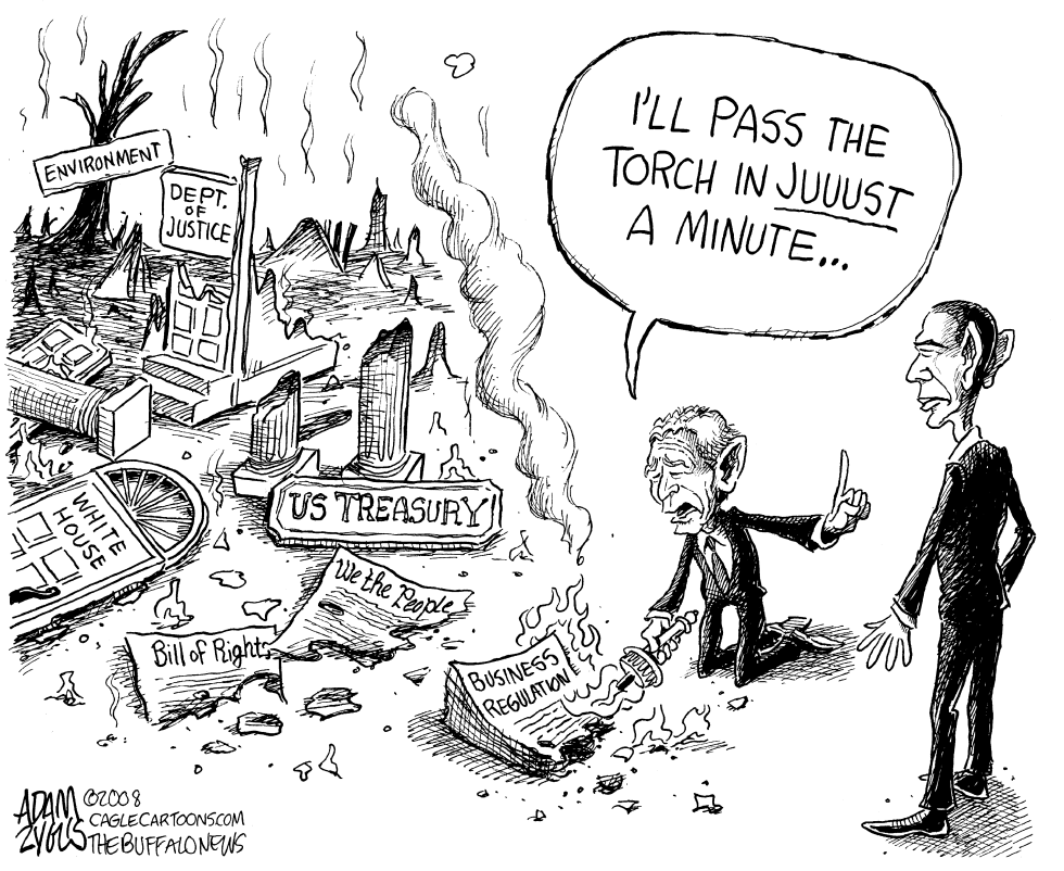 Bush Passing the Torch