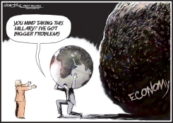 OBAMA GIVES HILLARY THE WORLD by J.D. Crowe