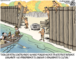 DIA DE ACCION DE GRACIAS ANTI INMIGRANTES /  by Jeff Parker