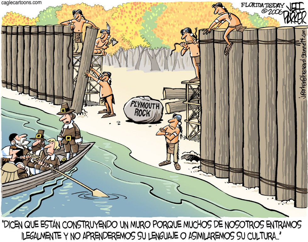 Dia de Accion de Gracias Anti Inmigrantes / COLOR