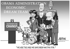 OBAMA ECONOMIC DREAM TEAM by R.J. Matson