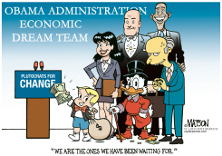 OBAMA ECONOMIC DREAM TEAM by R.J. Matson