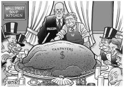 WALL STREET SOUP KITCHEN by R.J. Matson