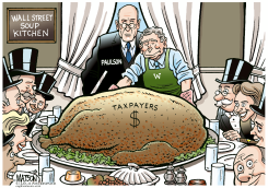 WALL STREET SOUP KITCHEN by R.J. Matson