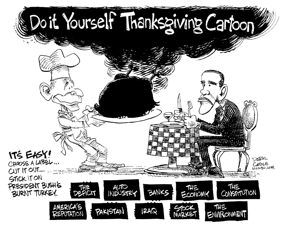 Do it Yourself Thanksgiving Cartoon
