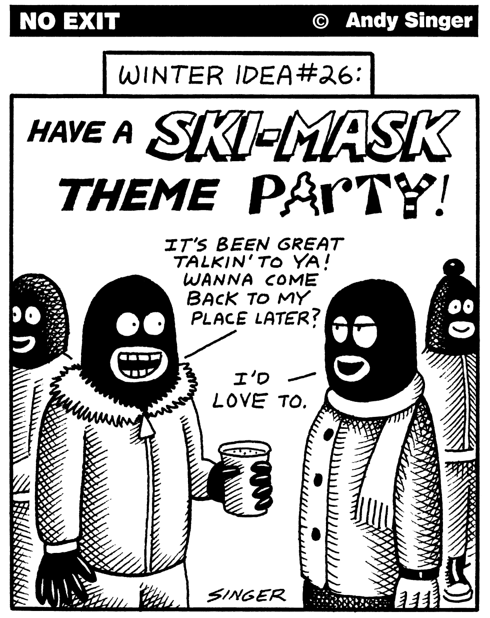 Ski Mask Theme Party