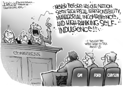 CONGRESS AND THE BIG THREE BW by John Cole