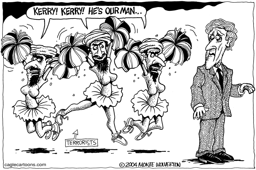 Cheerleaders for Kerry