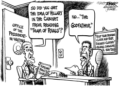 HILLARY AT STATE by John Trever