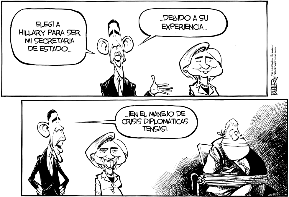 Obama elige a Clinton