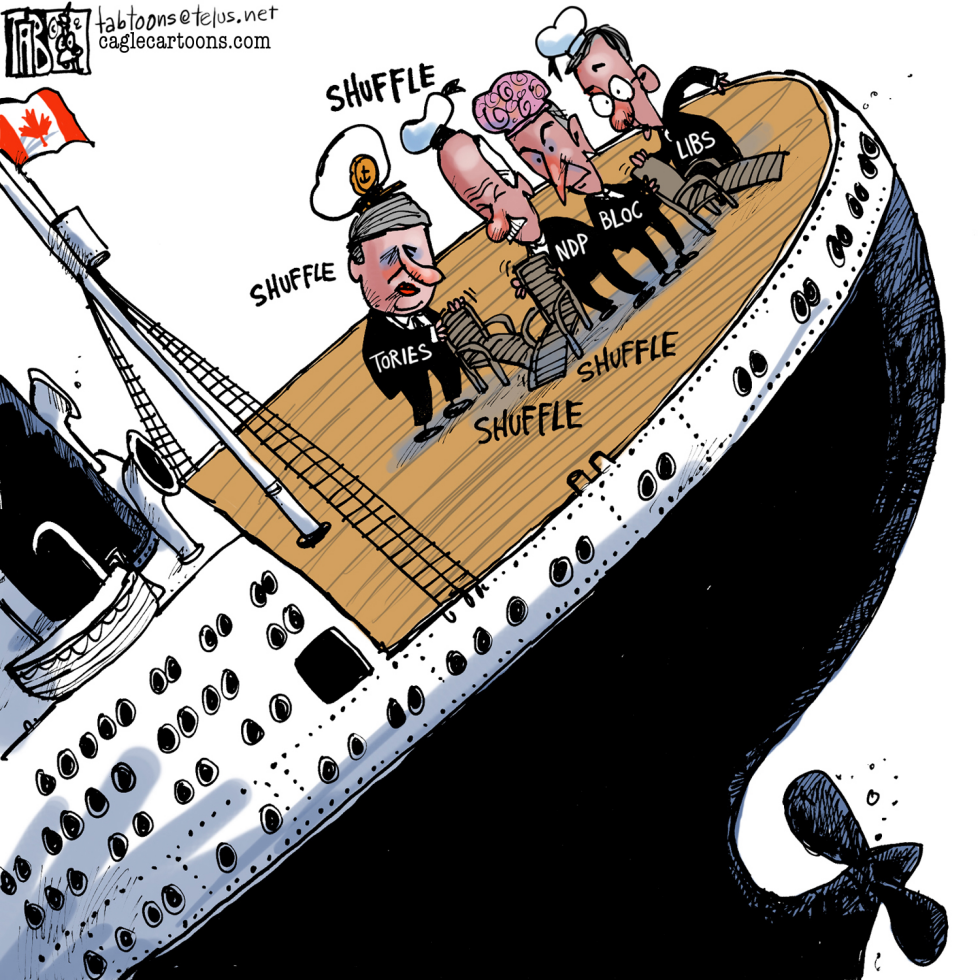 CANADA Rearranging the deck chairs COLOUR