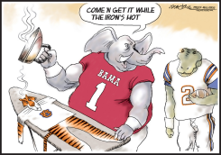1 BAMA VS 2 FLORIDA by J.D. Crowe