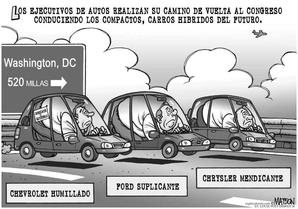 Ejecutivos de Autos regresan a Washington