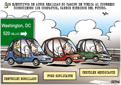 EJECUTIVOS DE AUTOS REGRESAN A WASHINGTON /  by R.J. Matson