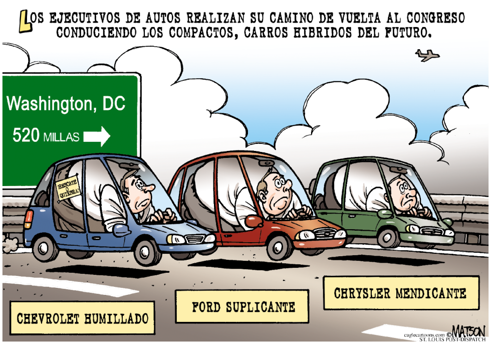 Ejecutivos de Autos regresan a Washington / COLOR