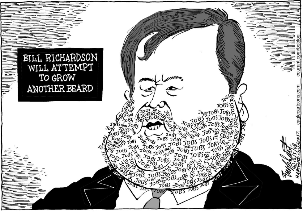  BILL RICHARDSON by Bob Englehart