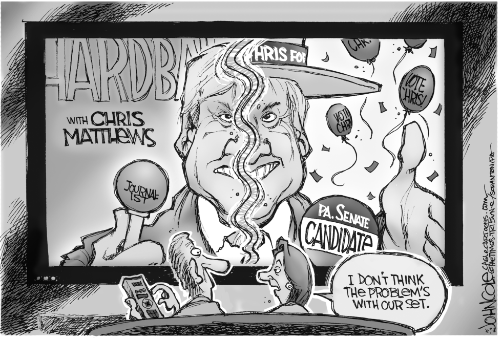 Candidate Chris Matthews BW