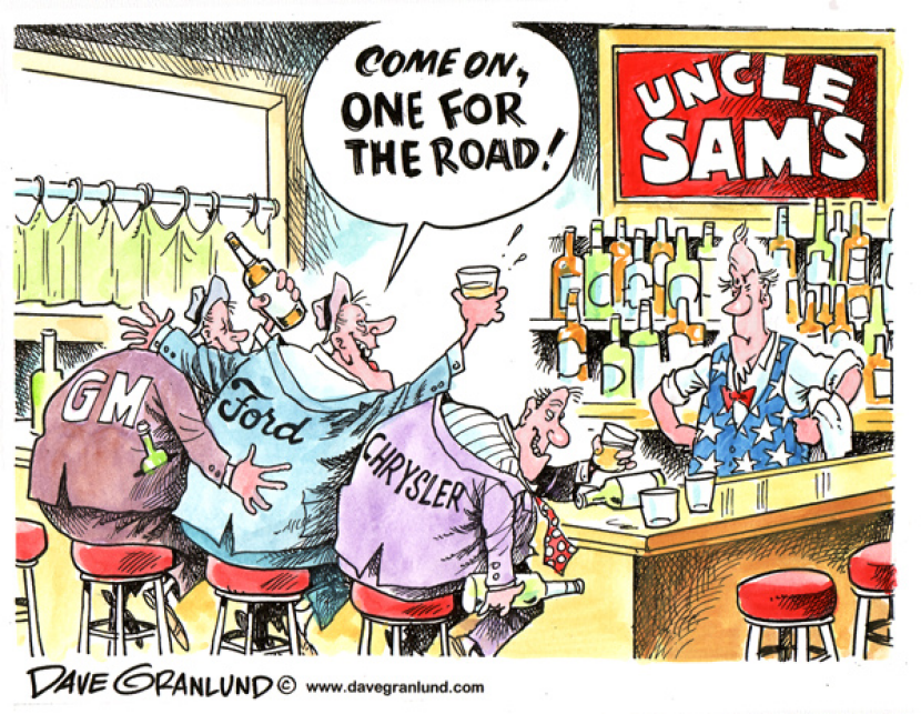 Automakers belly up to the bar