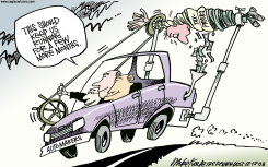 AUTO BAILOUT  by Mike Keefe