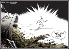 OBAMA SILVER SURFER by J.D. Crowe