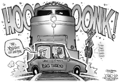 BIG 3 BANKRUPTCY BW by John Cole