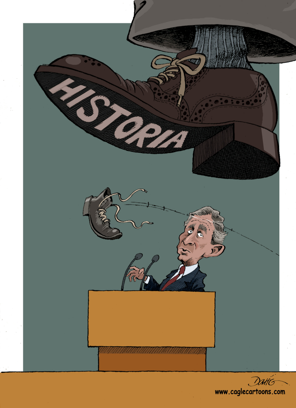  ZAPATAZO A BUSH by Dario Castillejos