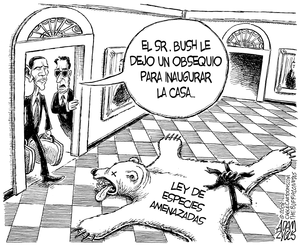 Obsequio de Bush por Inauguracion de Casa