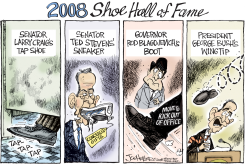 SHOE HALL OF FAME by Joe Heller