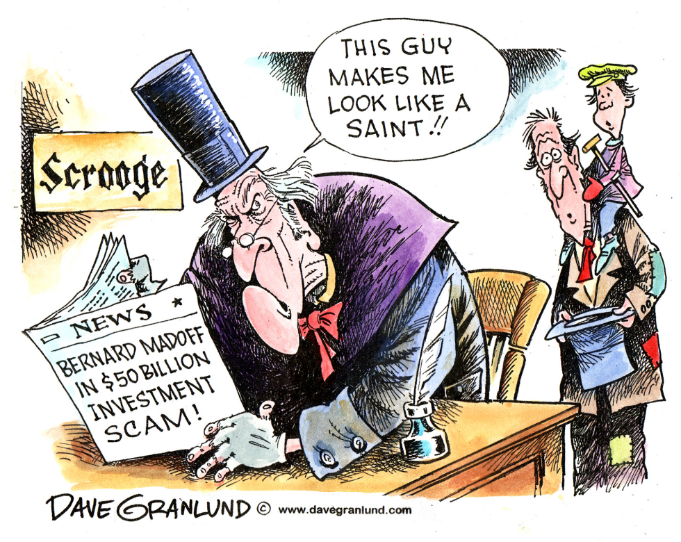  50 BILLION MADOFF SCAM by Dave Granlund