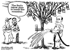 FED BOOST FOR THE ECONOMY by Jimmy Margulies