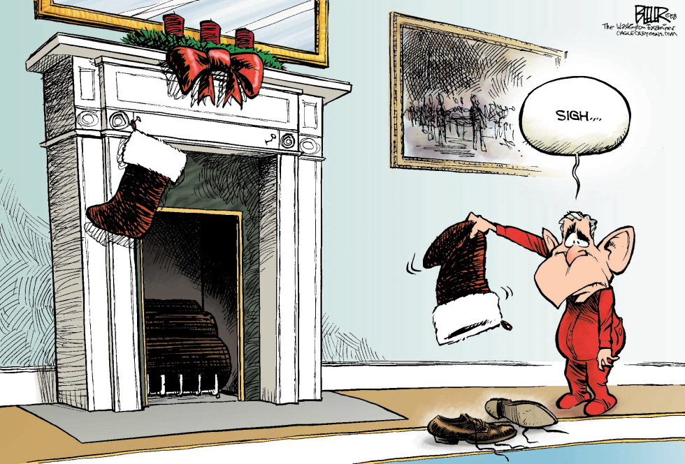 What Bush Gets In His Stocking COLOR