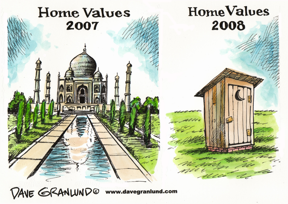  US HOME VALUES by Dave Granlund