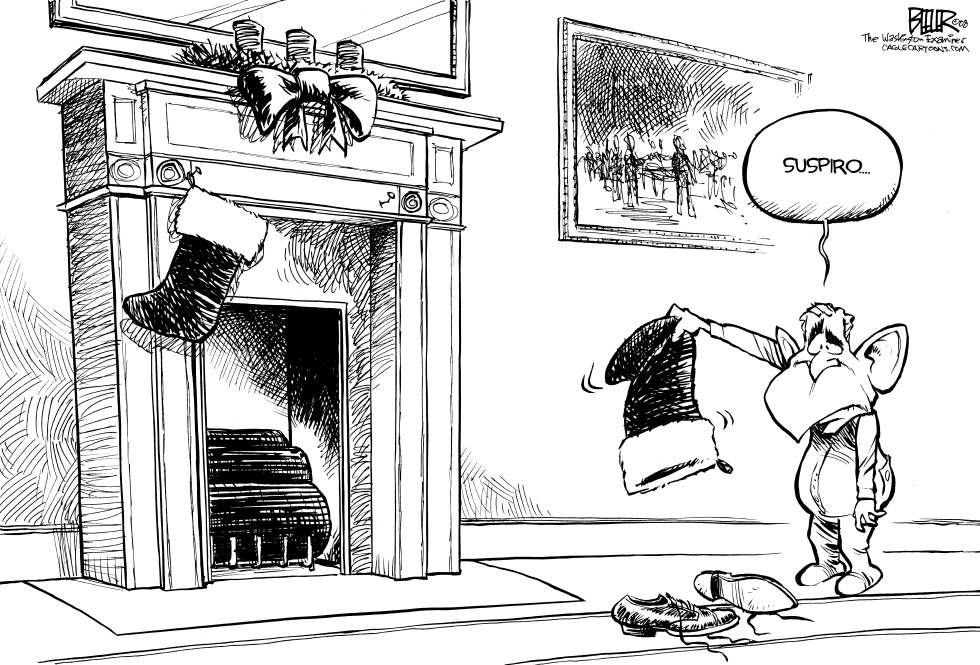 Lo que Bush recibio en su calceta