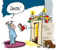 SANTA SHOE   by Frederick Deligne