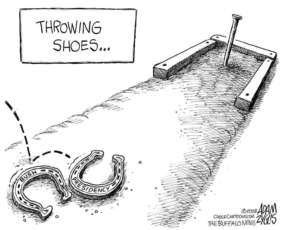President Bush Throwing Shoes