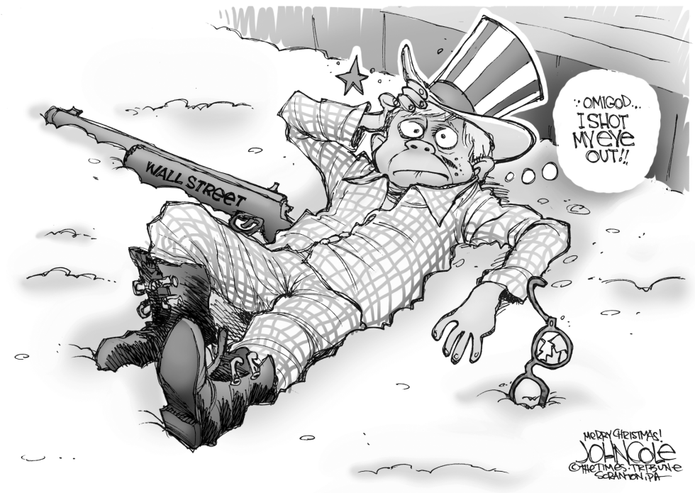 Ralphie shoots his eye out BW