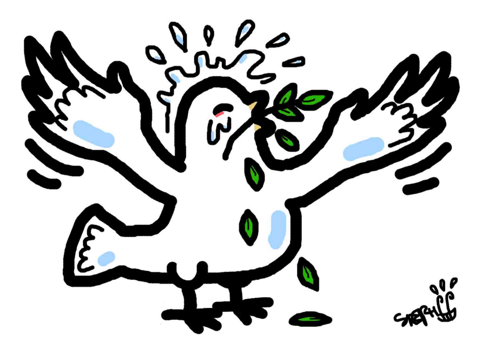 Illustration - Emotional Dove of peace