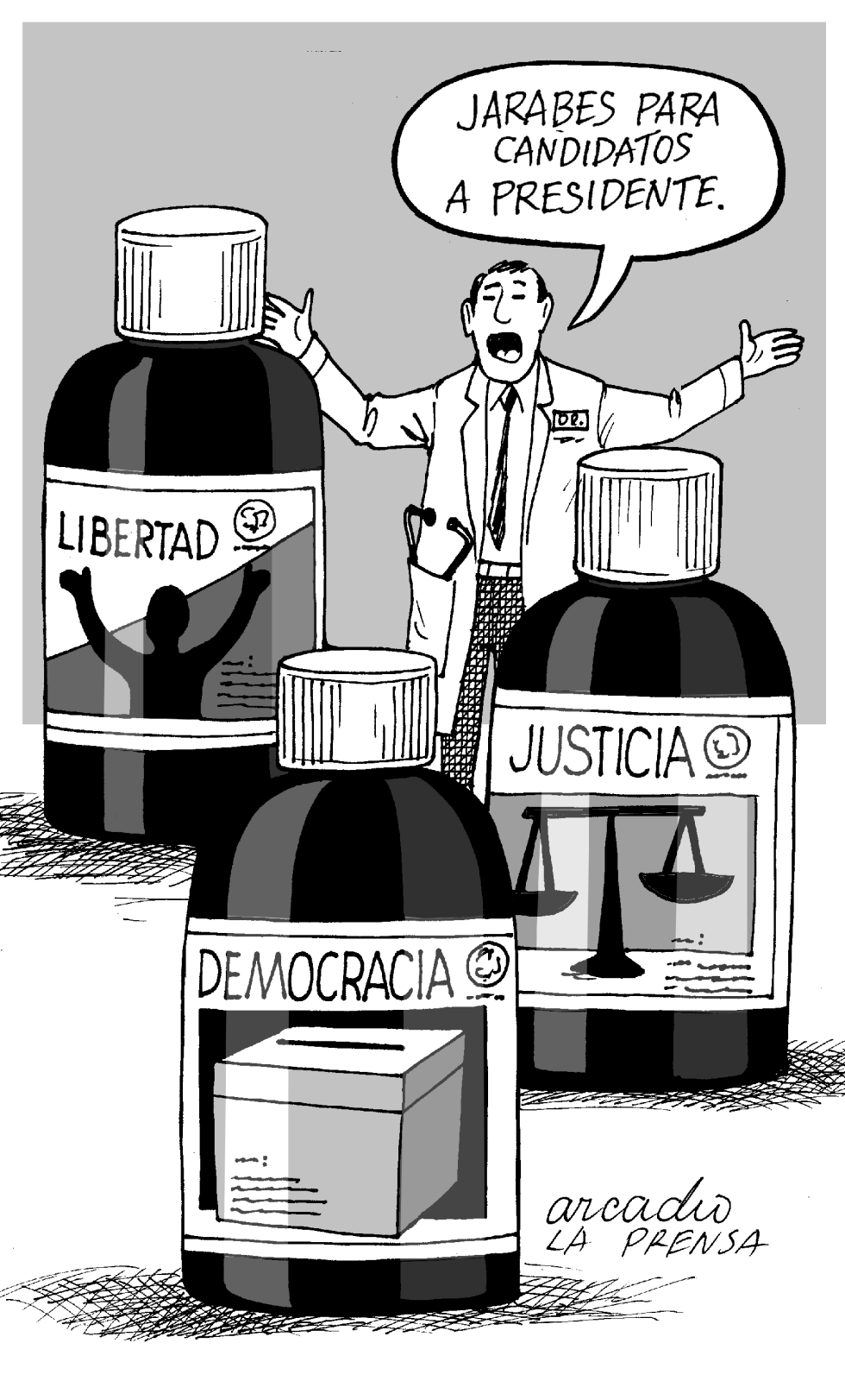  JARABES PARA VIGORIZAR DEMOCRACIA by Arcadio Esquivel