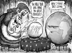 BAD NEW YEAR PREDICTION by Brian Adcock