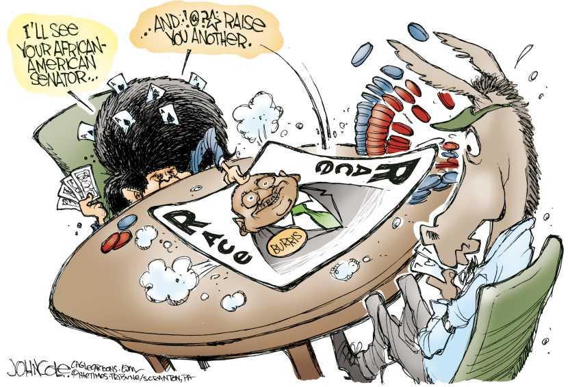 Blago plays the race card COLOR