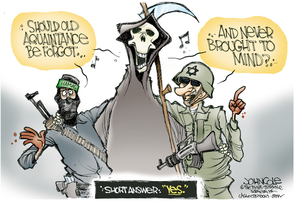 Israel and Hamas COLOR