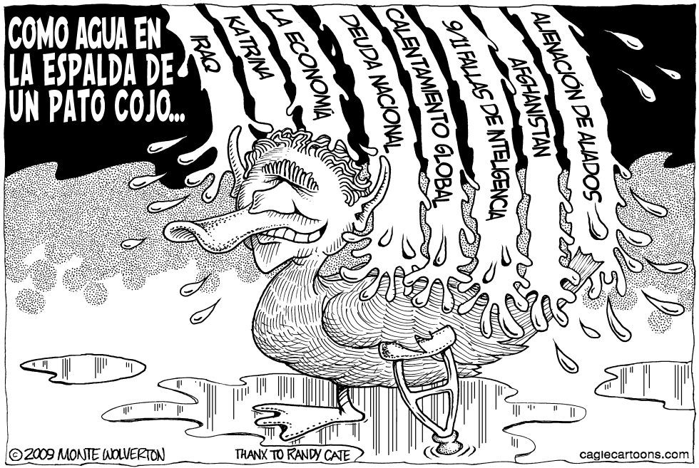 Como Agua en la Espalda de un Pato Cojo